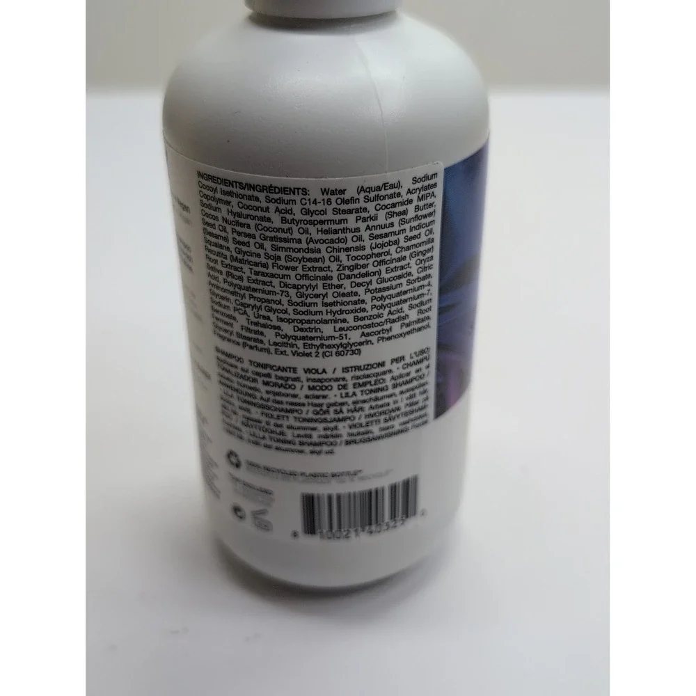 IGK Blonde Pop PURPLE TONING Shampoo-8 fl oz *New-Sealed Liner